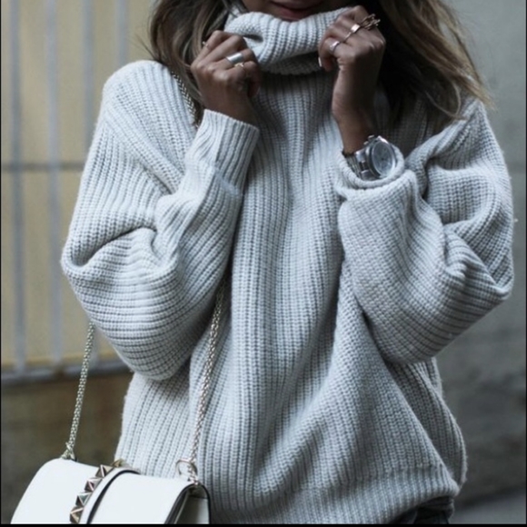 NWOT Aritzia Wilfred Montpellier 💯% Wool Sweater - Picture 6 of 10